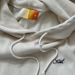 Kith Cream Herringbone Sweater